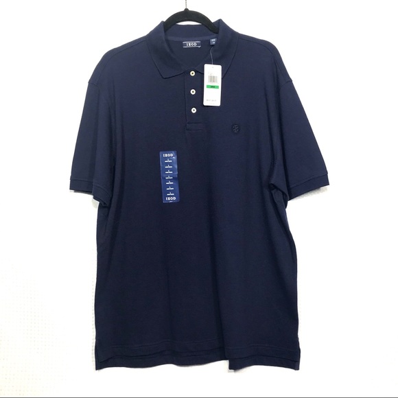 Mens Short Sleeve Izod Polo Shirt Size Large - Picture 1 of 6